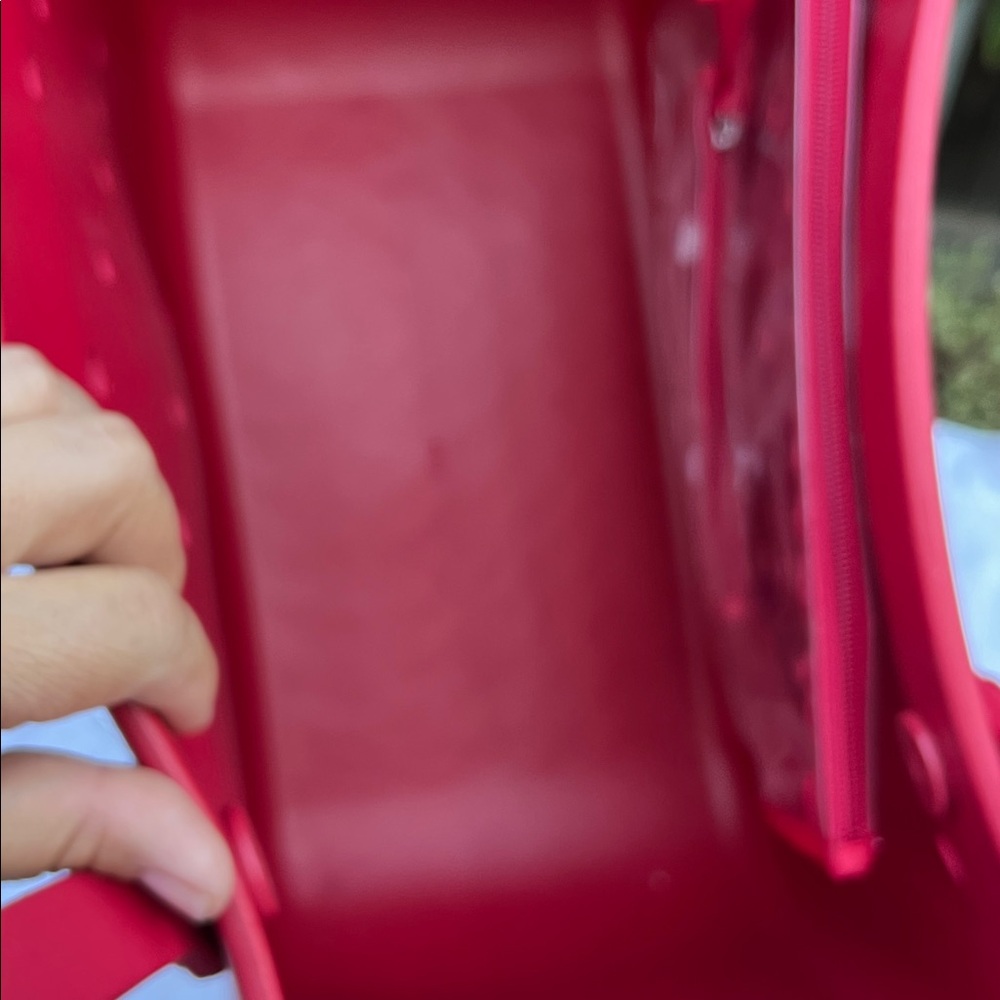 BOGG BAG Red Tote with White Pattern - Picture 10 of 16